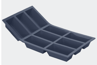 Мульфлекс Кекс L 8СМ W 3СМ H 3СМ (9 ячеек) De Buyer 1976.01 в ШефСтор (chefstore.ru)